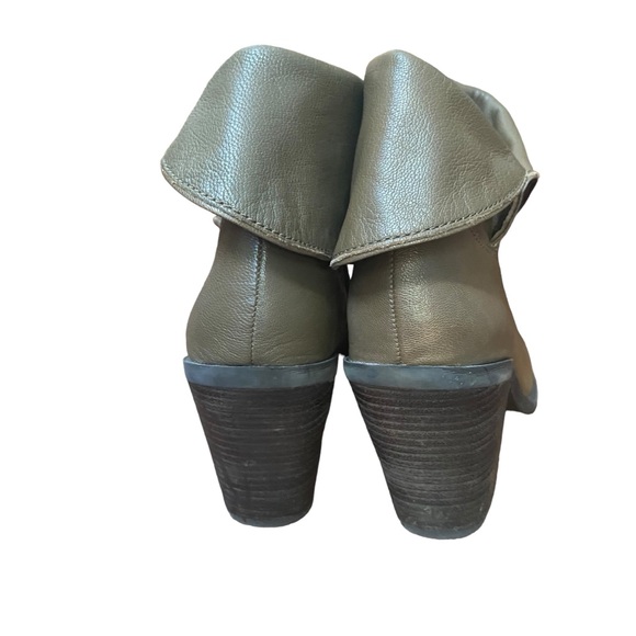 Lucky Brand Ethann Foldover Cuffed Ankle Booties Leather short boots size 7.5 - Picture 5 of 10